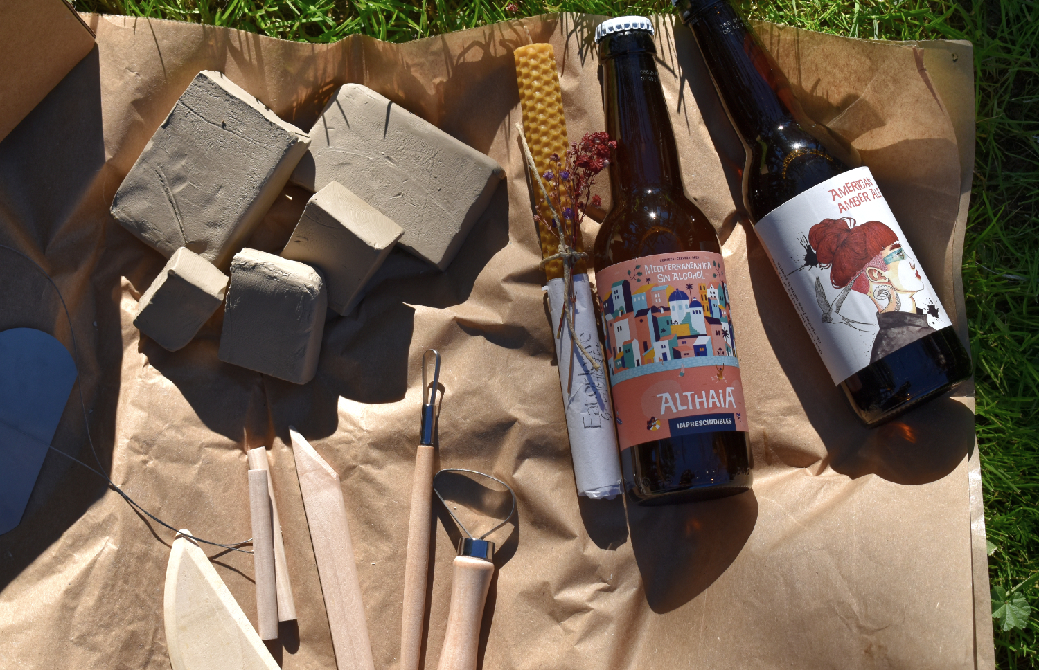 Arcilla y cerveza (para dos)